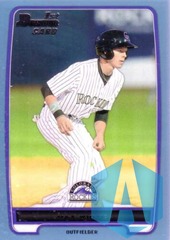 2012 Bowman Draft Picks Blue Max White #BDPP119 Rockies 400/500